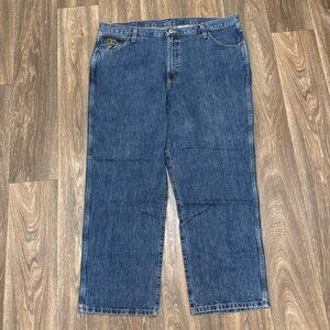 VTG Cinch Jeans Men's 42x30 Straight Leg Denim Green Label Western Ranch Cowboy